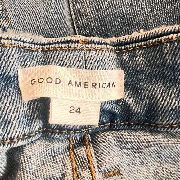 Good American Plus Women's Wide Leg Jeans NWT Size 24 - Picture 6 of 8